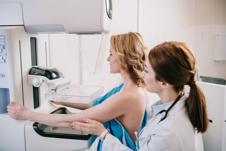 Mammographie-Untersuchung